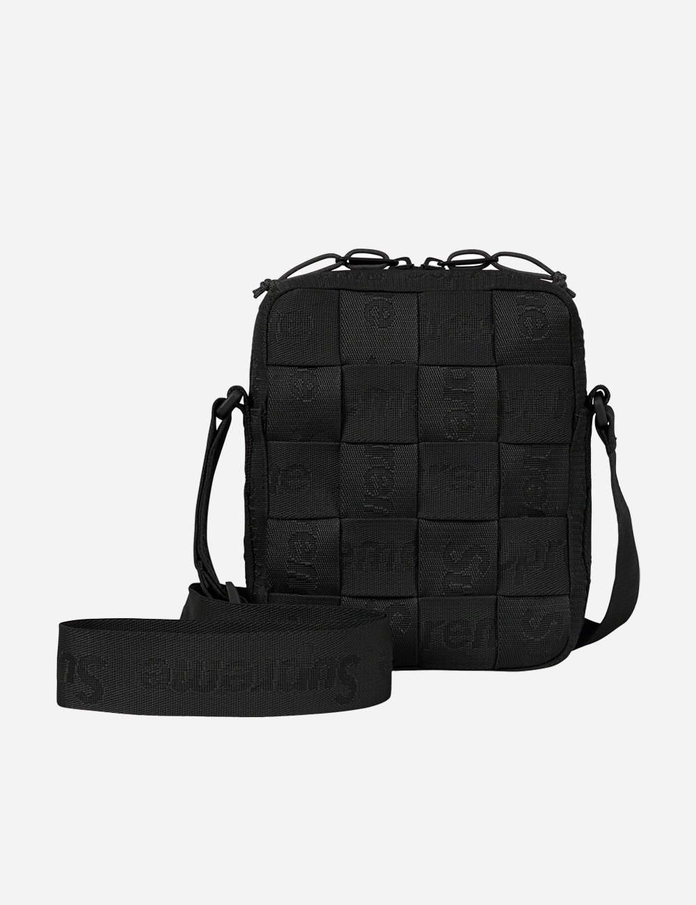 Supreme Shoulder Woven Bag Black по самой выгодной цене