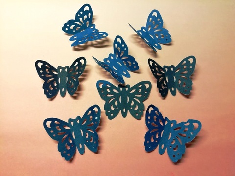 Вафельные Бабочки 25 шт 