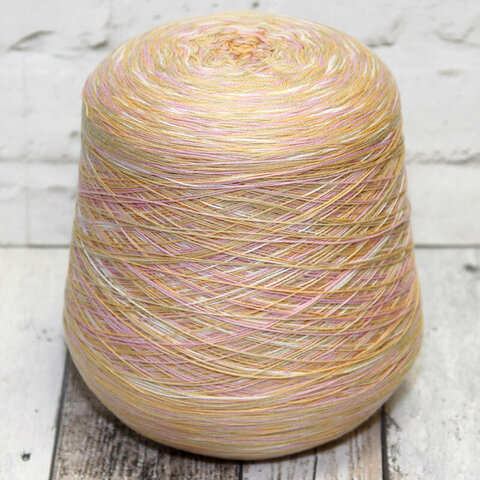 Меринос LANAR для Missoni  2/28 бежево-розовый секционный