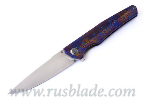 Cheburkov Hudson M390 Timascus Full Custom 