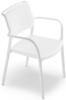 Кресло пластиковое, Pedrali Ara, белый