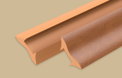 Угол вспененный ПВХ внутренний - галтель 22х22х2700мм