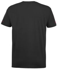 Теннисная футболка Babolat Cotton T-Shirt Lebron - black/black