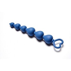 Анальная цепочка Heart Ray (кобальт)