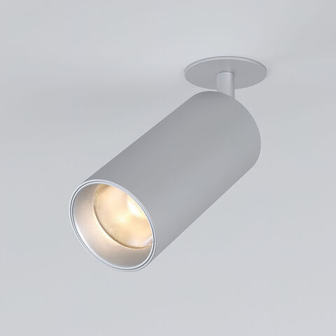 Встраиваемый светодиодный светильник Diffe серебряный 15W 4200K (25066/LED)