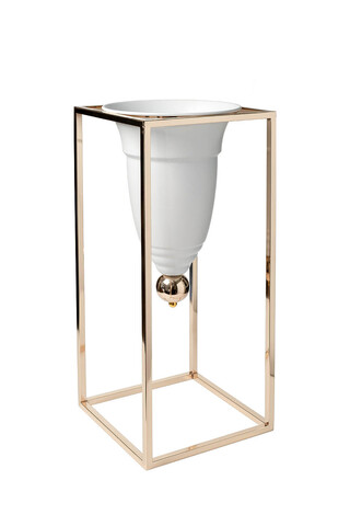 Подставка под цветы Garda Decor золотая 2k389267-g