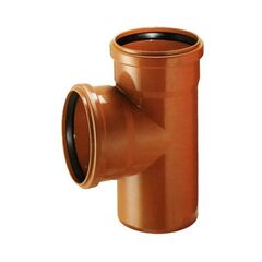 Тройник ПВХ (поливинилхлорид) для наружной канализациии 90гр. Дн 160-160