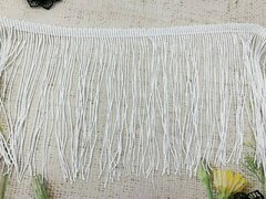 Тесьма текстиль бахрома, ш. 15 см, белый