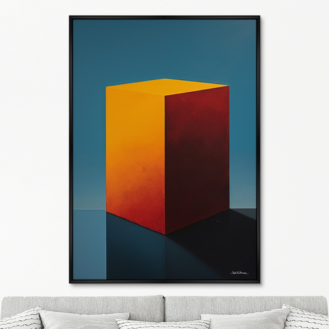 ArtNoMore - Репродукция картины на холсте Cubes the volumetric, No 1, 2024г.