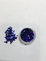 Ромбики для дизайна ногтей/ синий цвет