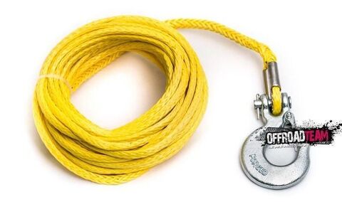Трос синтетический для лебедки OffRoadTeam Basic 5,5мм х 15м, с крюком ORT-BASIC-5.5/15