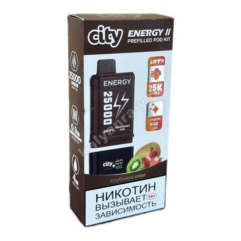 City Energy II POD Kit - Клубника Киви 25000 затяжек