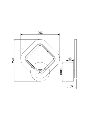 Настенный светодиодный светильник Freya Radane Market FR10020WL-L7W