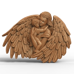 Силиконовый молд Мать-ангел