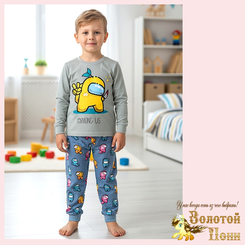 Пижама хлопок м (5-8) 251204-W2029