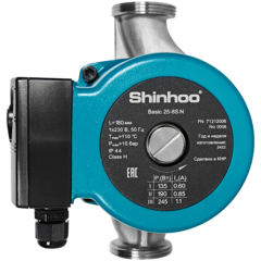 Циркуляционный насос Shinhoo BASIC 25-8S N 180 1x230V с 