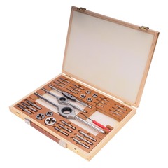 Набор метчиков и плашек M3 -M12 HSS 34пр Bucovice(CzTool) 340128