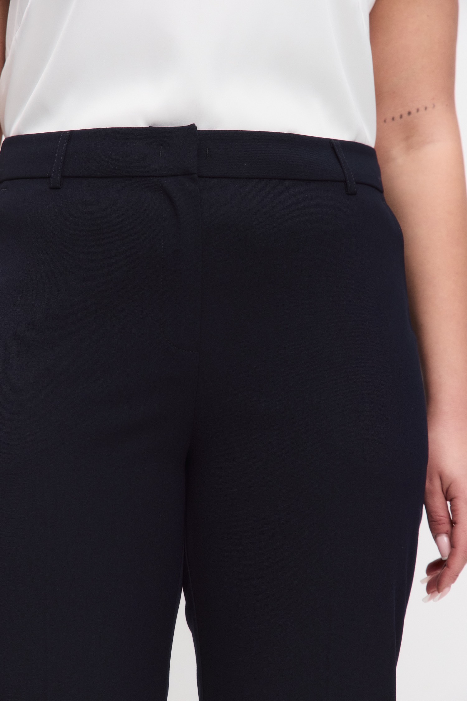 Брюки классические, темно-синий