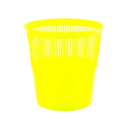 
          Корзина для бумаг Alingar,12 л, сетчатая, круглая, пластик, желтая