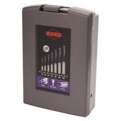 Набор метчиков машинных M3 -M12 HSSE-TiALN DIN371/376 (B/4-5P) 7пр Ruko 245068RO