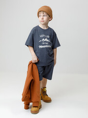 фуфайка  для мальчика  КР 302786/темно-синий к658