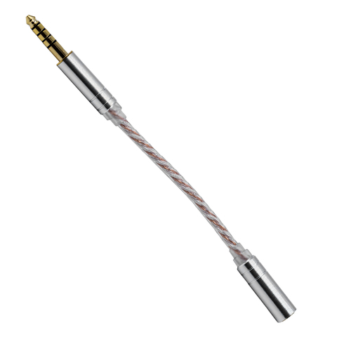 Кабель-переходник для наушников, усилителей и аудиотехники 4.4мм (Папа-баланс) на 3.5 (Мама-баланс)