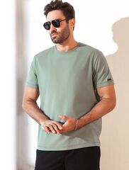 Футболка базовая полуприлегающая из премиального хлопка с эластаном  U49.009 (116381)