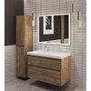 Aquanet 346318 Тумба Nova Lite 2.0 90 L 2 ящ. цв. дуб рустикальный (346318)