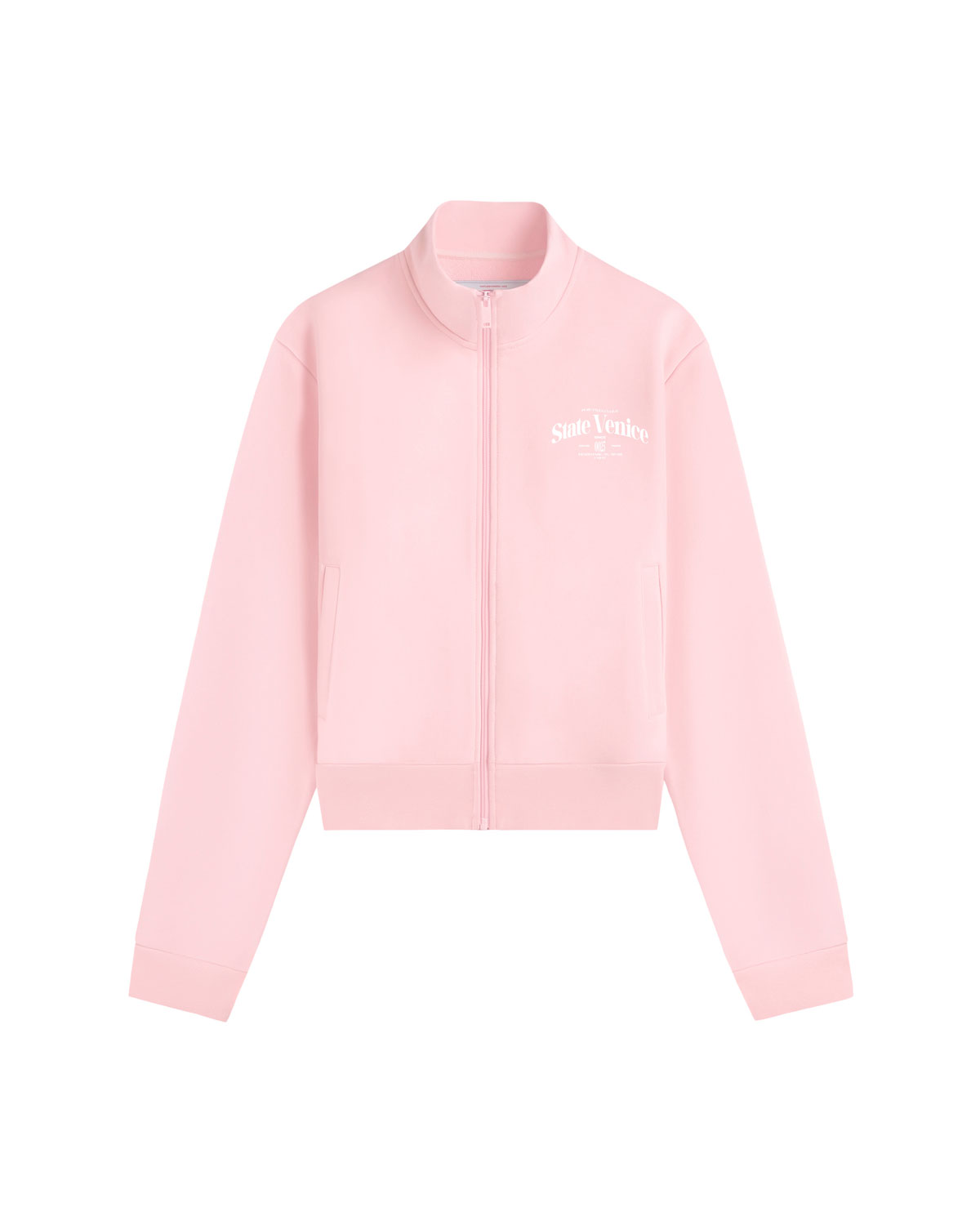 Жакет на молнии классического прямого кроя