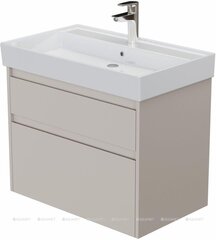 Aquanet 348192 Тумба с раковиной Nova Lite 2.0 75 2 ящ. цв. бежевый (348192) фото