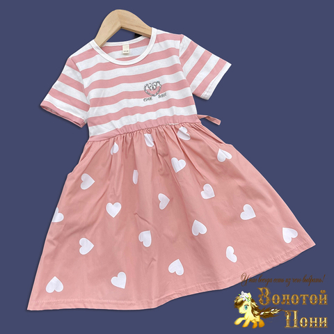 Платье хлопок д (4-8) 260302-RQ1134
