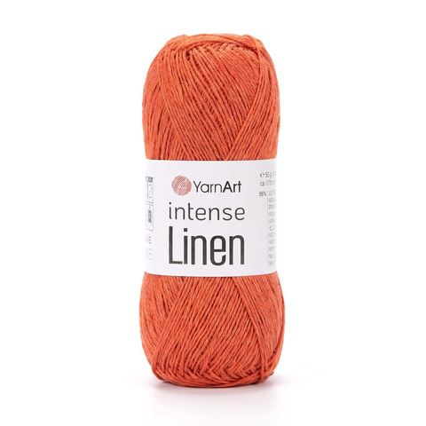 Пряжа YarnArt Intense Linen 4113 терракот