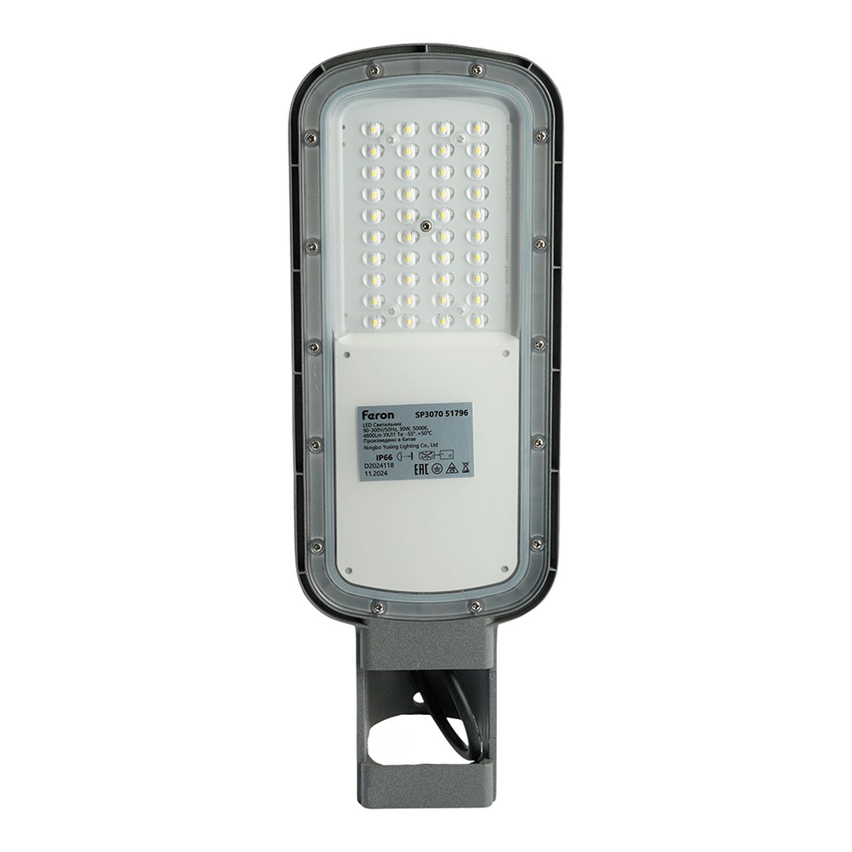 Уличный консольный светодиодный светильник Feron SP3070 51796