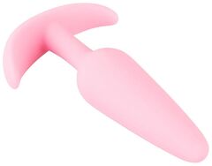 Розовая анальная втулка Mini Butt Plug - 8,4 см. - 