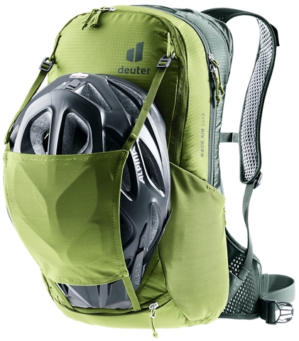 Картинка рюкзак велосипедный Deuter Race Air 14+3 Meadow/Ivy - 7