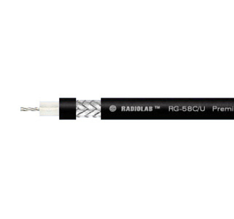 Коаксиальный кабель Radiolab RG-58 C/U (black)