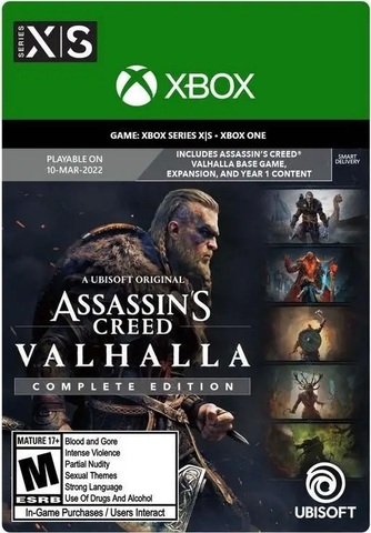 Assassin´s Creed Вальгалла Complete Edition (Xbox One/Series S/X, полностью на русском языке) [Цифровой код доступа]