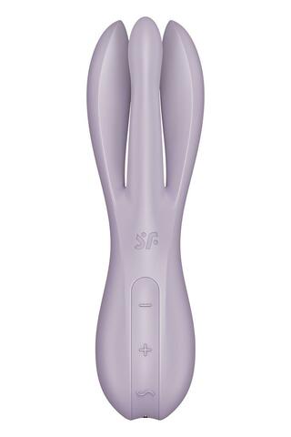 Сиреневый клиторальный вибромассажер Threesome 2 - Satisfyer 4037134