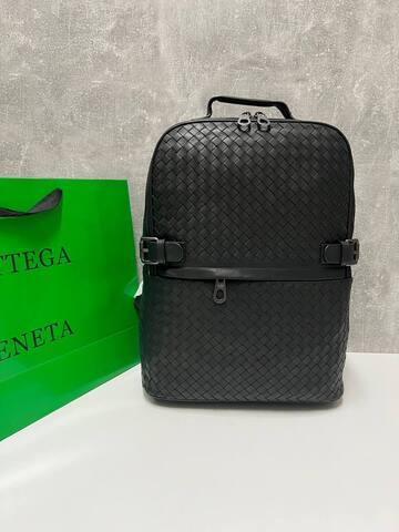 Рюкзак Bottega Veneta Intrecciato черный