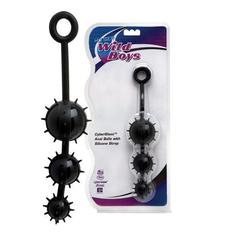 Анальные шарики Dream Toys Hunger – стекло, силиконовый шнур