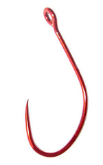 Крючок FS TROUT с БОЛЬШИМ ухом, без бородки №5 RED (5 шт)(продажа от 10уп.)