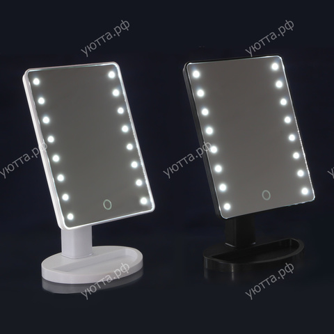 Зеркало настольное ЮниLook с LED-подсветкой (17*27 см) - купить