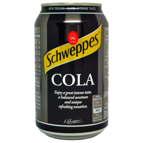 Schweppes Cola Швепс Кола 0,33 л