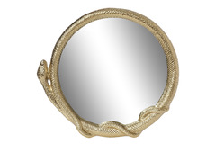 Зеркало декоративное Garda Decor Змейка золотое 94PR-22502