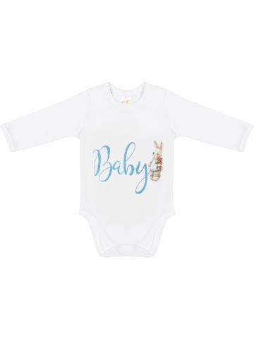 Боди с авторским принтом "Baby зайчик"