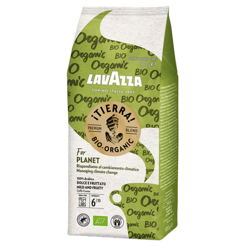 купить Кофе в зернах LavAzza Tierra Bio Organic, 1 кг (Лавацца)