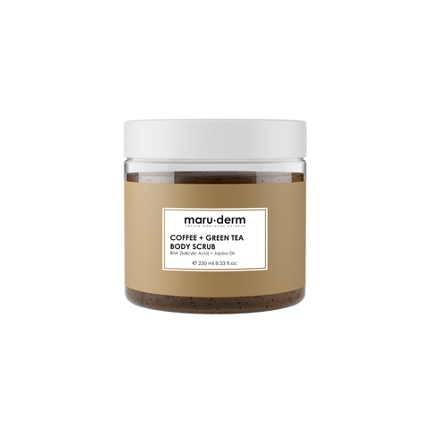Скраб для тела с зеленым чаем и кофе Maru.derm Coffee+Green Tea Body Scrub, 250ml