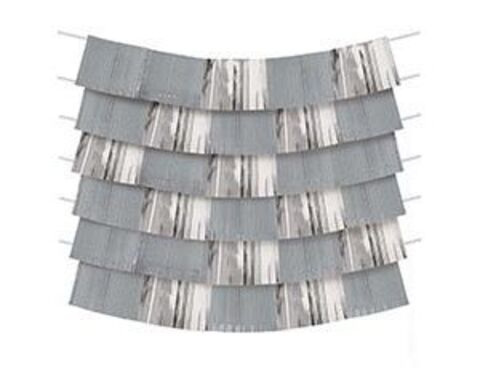 Гирлянда-бахрома Silver 150х25см 9шт