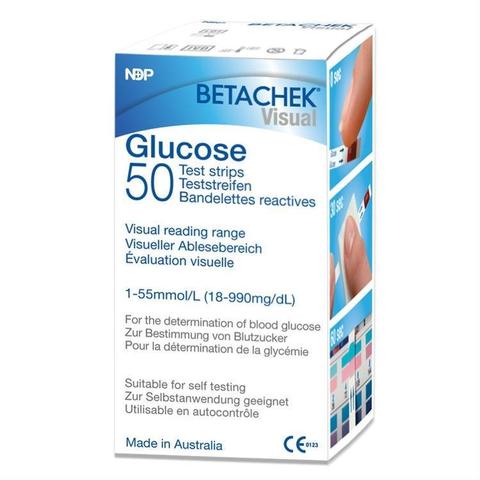 Тест-полоски для глюкометра Бетачек (Betachek) №50 National Diagnostic Products Australia Pty, Ltd, Австралия