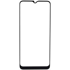 Защитное закаленное стекло для смартфона Samsung Galaxy A03S с черной рамкой, 2,5D Full Glue